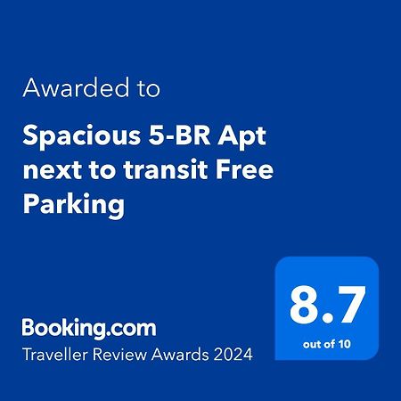 Spacious 5-Br Apt Next To Transit Free Parking Chicago Eksteriør billede